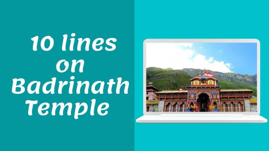 10 lines on Badrinath Temple